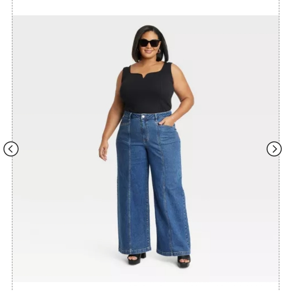 Ava & Viv Wide Leg Jeans